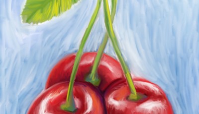 cherries by joe condon food illustration