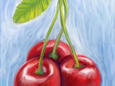 cherries by joe condon food illustration