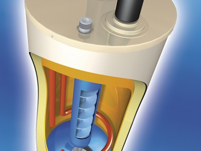 Joe Condon - Water heater cutaway - 3D Illustration