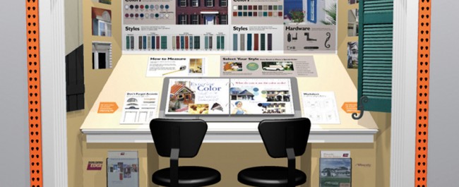 In-store displays - Joe Condon design station