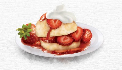 food illustration by joe condon of strawberry shortcake